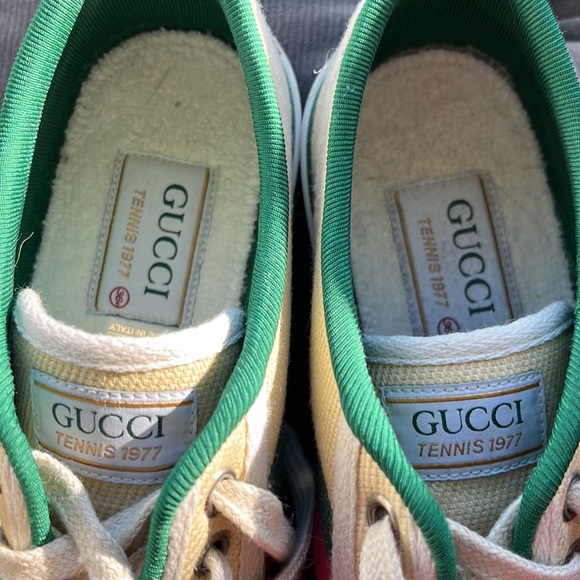 Gucci Tennis 1977 Sneaker. Worn 2xs! Classic! Sold out online - Picture 9 of 9